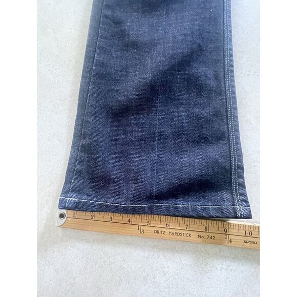 JAMES CURED BY SEUN Dry Aged Denim Womens Size 26 Dark Washed Jeans Low Rise - Picture 10 of 13
